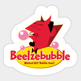 Beelzebubble Bubble Gum Sticker